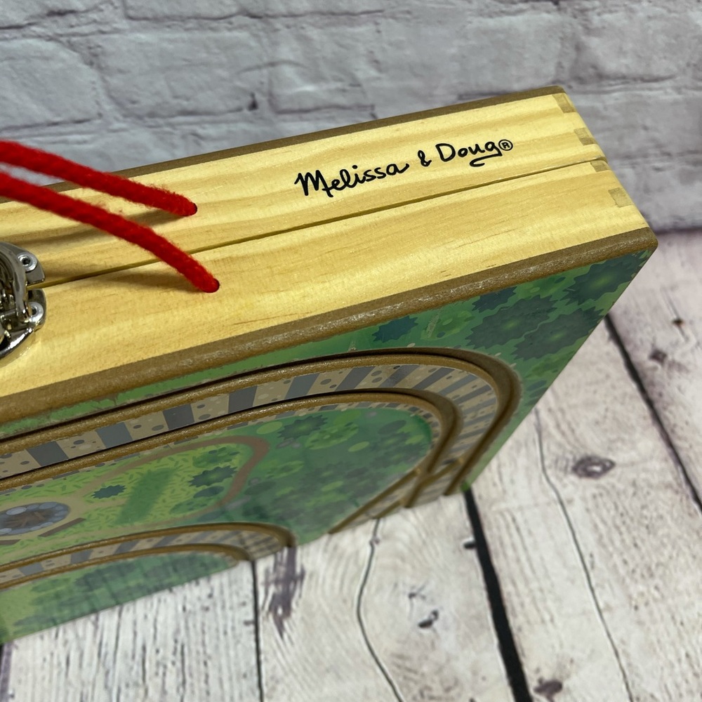 Melissa and Doug Portable Train Case